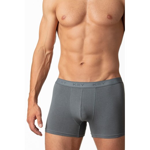 Dopasowane męskie szorty z dodatkową wstawką  w kroku - szare ze sklepu 5.10.15 w kategorii Majtki męskie - zdjęcie 169726568