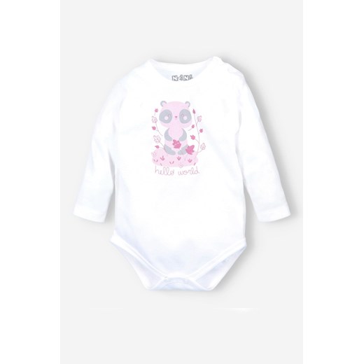Body niemowlęce z bawełny organicznej dla dziewczynki ze sklepu 5.10.15 w kategorii Body niemowlęce - zdjęcie 169727236