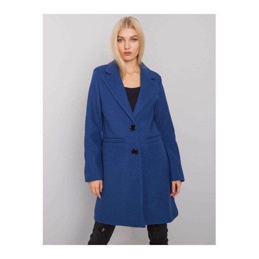 Płaszcz damski ciemnoniebieski ze sklepu 5.10.15 w kategorii Płaszcze damskie - zdjęcie 169727856