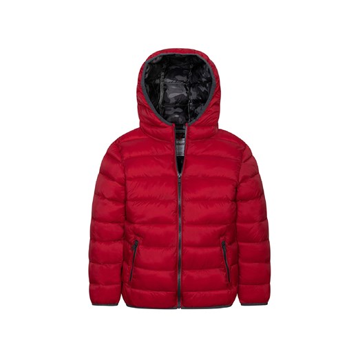 Pikowana lekka kurtka ocieplana z kapturem dla małego chłopca- czerwona ze sklepu 5.10.15 w kategorii Kurtki chłopięce - zdjęcie 169727907