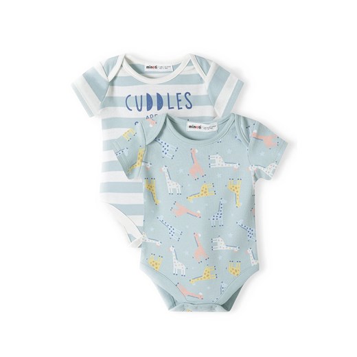 Body dla niemowlaka bawełniane 2-pak żyrafa ze sklepu 5.10.15 w kategorii Body niemowlęce - zdjęcie 169728026
