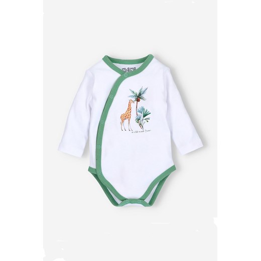 Body niemowlęce z bawełny organicznej dla chłopca SAFARI ADVENTURE ze sklepu 5.10.15 w kategorii Body niemowlęce - zdjęcie 169728697