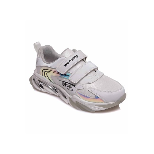 Wygodne buty sportowe dziewczęce białe Weestep ze sklepu 5.10.15 w kategorii Buty sportowe dziecięce - zdjęcie 169728747