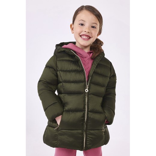 Zielona pikowana kurtka dziewczęca zimowa ze sklepu 5.10.15 w kategorii Kurtki dziewczęce - zdjęcie 169728975