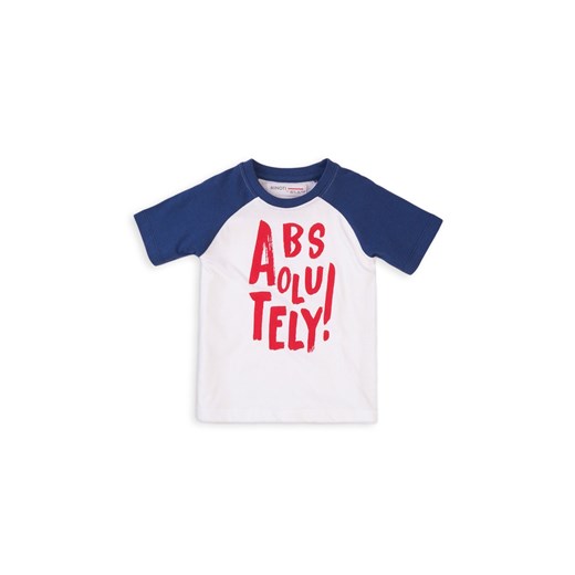 Bawełniany T-shirt niemowlęcy z napisem ze sklepu 5.10.15 w kategorii Koszulki niemowlęce - zdjęcie 169729046