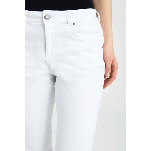 Spodnie klasyczne damskie białe Greenpoint 44 okazja 5.10.15