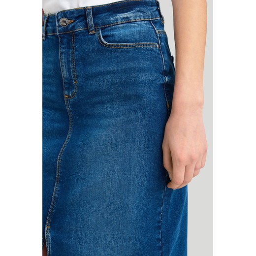Ołówkowa spódnica jeansowa granatowa Greenpoint 40 okazyjna cena 5.10.15