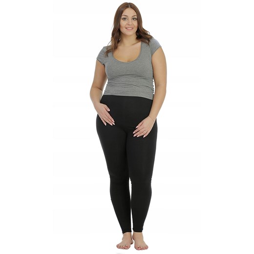 Legginsy klasyczne z panelem ciążowym ze sklepu 5.10.15 w kategorii Spodnie ciążowe - zdjęcie 169729549