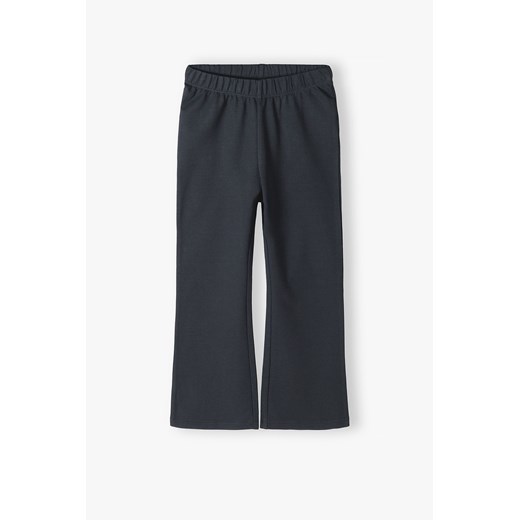 Spodnie dziewczęce z flare - czarne ze sklepu 5.10.15 w kategorii Spodnie dziewczęce - zdjęcie 169730416