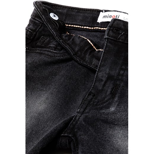 Czarne jeansowe krótkie spodenki dla chłopca Minoti 98/104 5.10.15