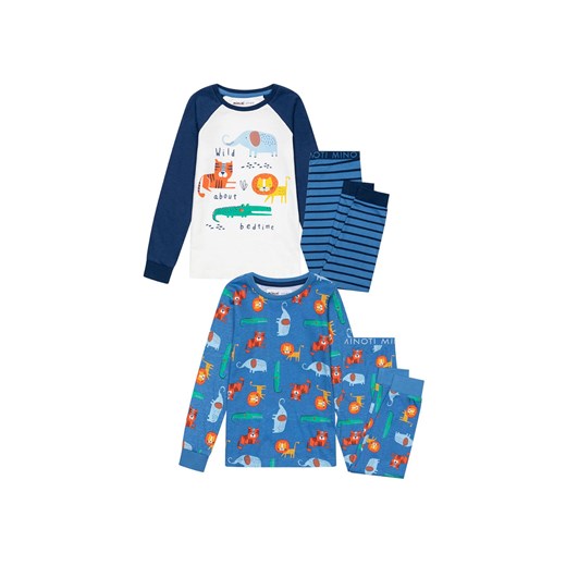 Piżama niemowlęca z długim rękawem w zwierzęta 2-pak ze sklepu 5.10.15 w kategorii Piżamy dziecięce - zdjęcie 169730629