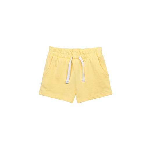Spodenki dla małej dziewczynki bawełniane żółte ze sklepu 5.10.15 w kategorii Spodenki dziewczęce - zdjęcie 169730916
