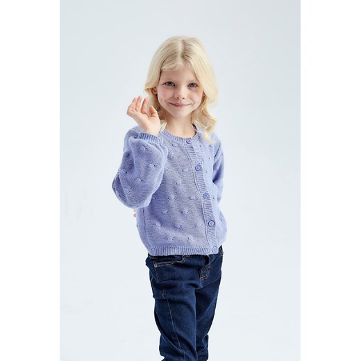 Fioletowy sweter dla dziewczynki - Limited Edition ze sklepu 5.10.15 w kategorii Swetry dziewczęce - zdjęcie 169731097