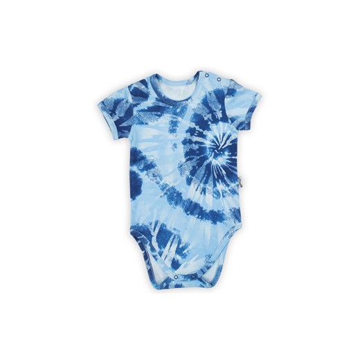 Bawełniane body niemowlęce we wzory niebieskie ze sklepu 5.10.15 w kategorii Body niemowlęce - zdjęcie 169731279