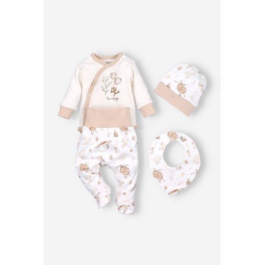 Komplet niemowlęcy : body, półśpiochy, czapka, apaszka ze sklepu 5.10.15 w kategorii Body niemowlęce - zdjęcie 169732067