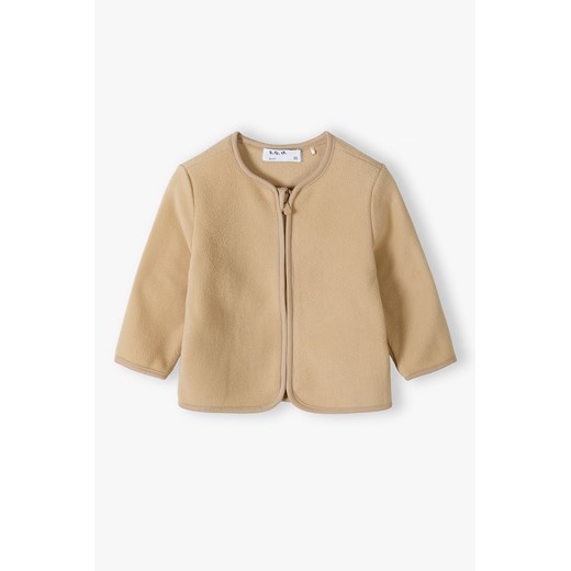 Beżowa ciepła, rozpinana bluza niemowlęca ze sklepu 5.10.15 w kategorii Bluzy i swetry - zdjęcie 169732147