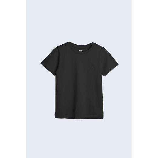 Dzianinowy czarny t-shirt z miękkiej bawełny - unisex - Limited Edition 146 promocja 5.10.15