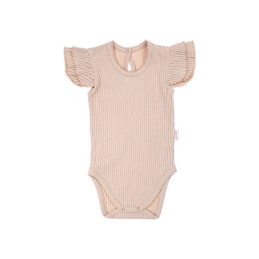 Body prążkowane dziewczęce z krótkim rękawem Bunia ze sklepu 5.10.15 w kategorii Body niemowlęce - zdjęcie 169732287