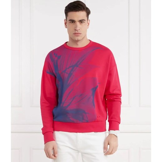 Różowa bluza męska Armani Exchange casual