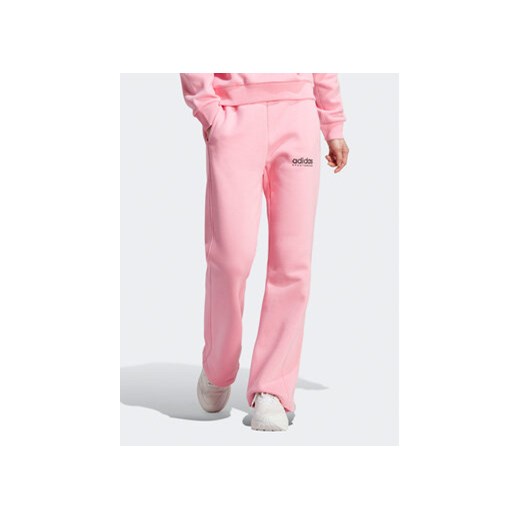 adidas Spodnie dresowe ALL SZN Fleece Graphics Joggers IC8718 Różowy Regular Fit ze sklepu MODIVO w kategorii Spodnie damskie - zdjęcie 169733787