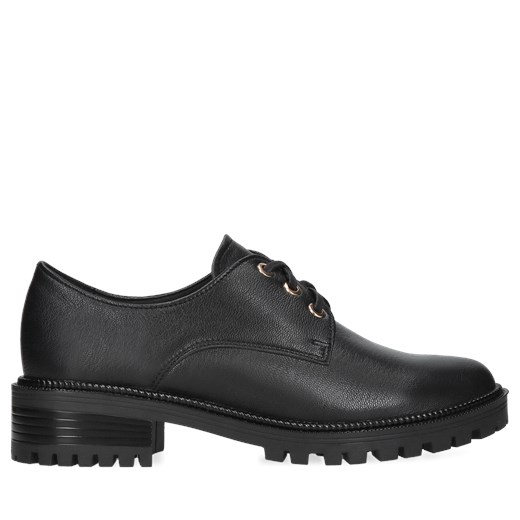 Damskie, półbuty z czarnej skóry naturalnej, Conhpol Relax, RE2606-05 37 Konopka Shoes