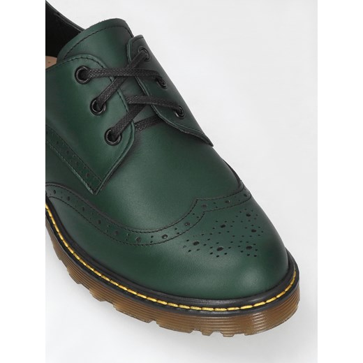 Damskie, zielone półbuty ze skóry naturalnej, Conhpol Relax, RE2730-02 40 Konopka Shoes