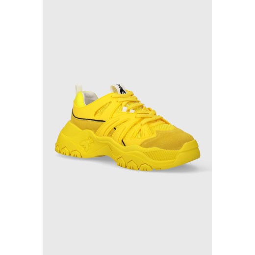 Patrizia Pepe sneakersy kolor żółty 8Z0043 V005 Y447 ze sklepu ANSWEAR.com w kategorii Buty sportowe damskie - zdjęcie 169735605