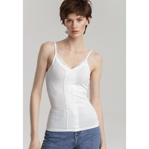 Biały Top Marinella ze sklepu Renee odzież w kategorii Bluzki damskie - zdjęcie 169736526