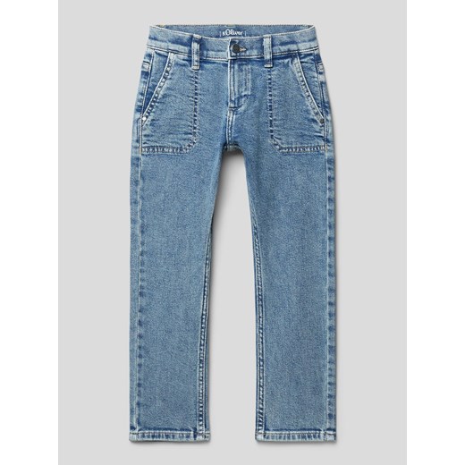 Jeansy z bocznymi kieszeniami i kieszeniami z tyłu ze sklepu Peek&Cloppenburg  w kategorii Spodnie chłopięce - zdjęcie 169737265