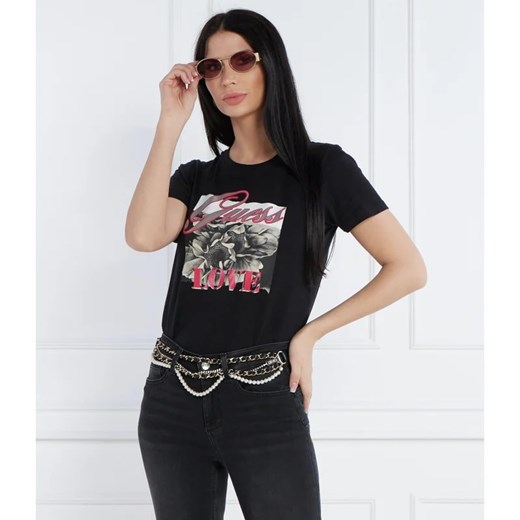 GUESS T-shirt | Regular Fit ze sklepu Gomez Fashion Store w kategorii Bluzki damskie - zdjęcie 169744175