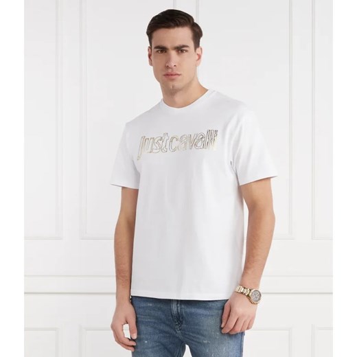 T-shirt męski Just Cavalli z krótkimi rękawami młodzieżowy 