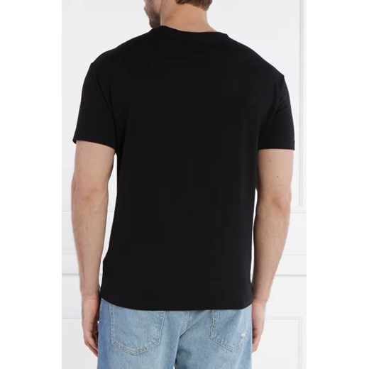 T-shirt męski czarny Polo Ralph Lauren z krótkim rękawem 