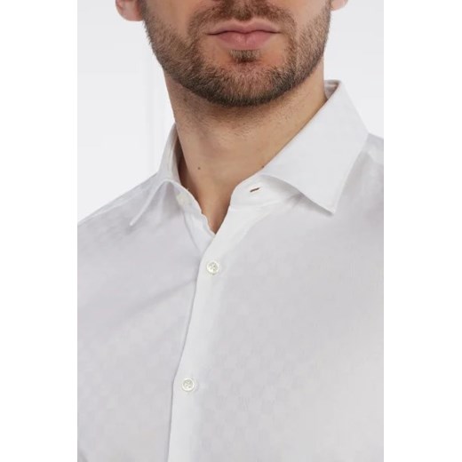 Koszula męska biała Hugo Boss bawełniana 