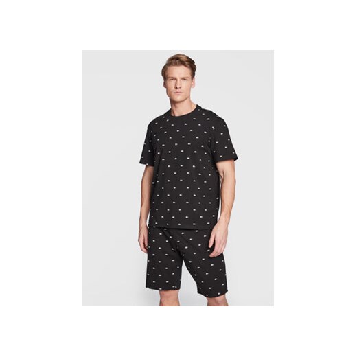 Lacoste Piżama 4H3304 Czarny Regular Fit Lacoste M MODIVO