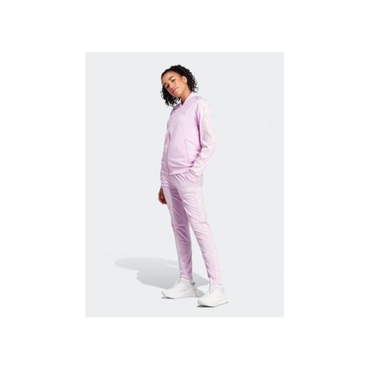 adidas Dres Essentials 3-Stripes IJ8787 Różowy Slim Fit S MODIVO wyprzedaż