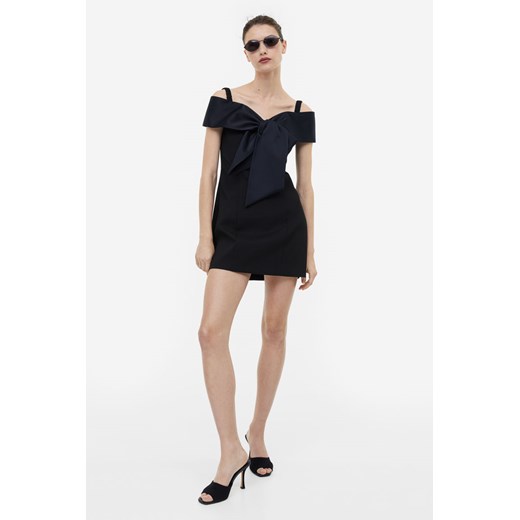 H & M - Sukienka z odkrytymi ramionami - Czarny H & M 32 H&M