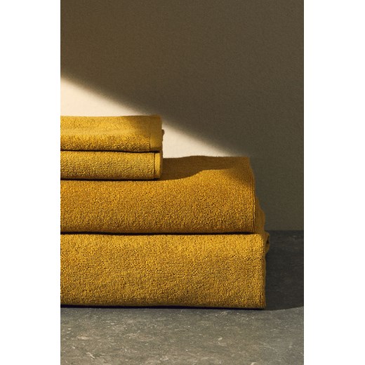 H & M - Ręcznik dla gości z frotte - Żółty ze sklepu H&M w kategorii Ręczniki - zdjęcie 169748668