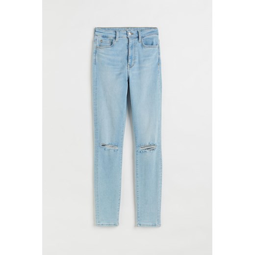 H & M - True To You Skinny High Jeans - Niebieski ze sklepu H&M w kategorii Jeansy damskie - zdjęcie 169748879