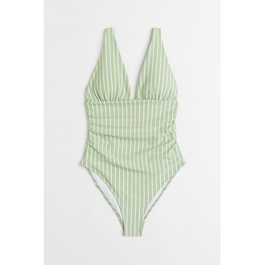 H & M - Modelujący kostium kąpielowy - Zielony ze sklepu H&M w kategorii Stroje kąpielowe - zdjęcie 169748999