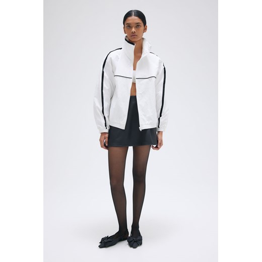 H & M - Trapezowa spódnica z zakładkami - Czarny H & M M H&M