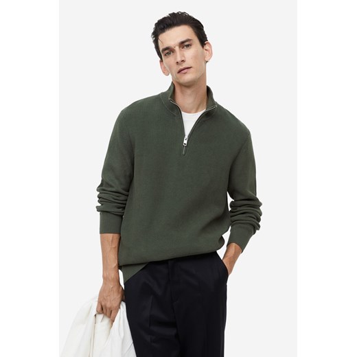 H & M - Sweter Slim Fit - Zielony H & M 3XL H&M