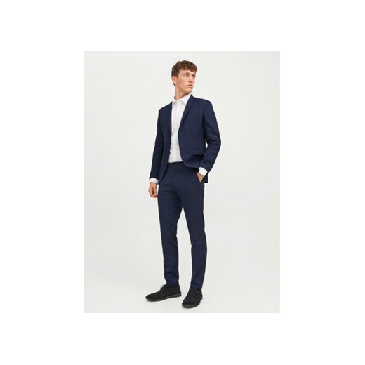 Jack&Jones Garnitur Solaris 12148166 Granatowy Super Slim Fit ze sklepu MODIVO w kategorii Garnitury męskie - zdjęcie 169749568