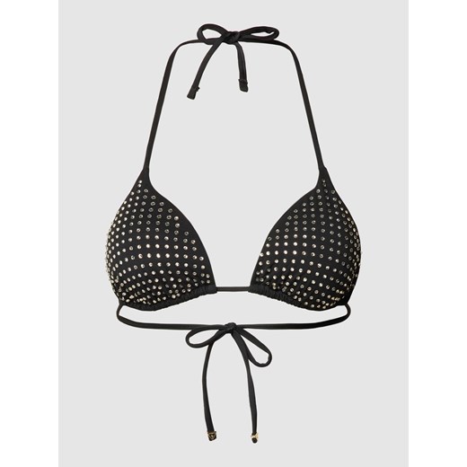 Top bikini z obszyciem kamieniami stras ze sklepu Peek&Cloppenburg  w kategorii Stroje kąpielowe - zdjęcie 169750966