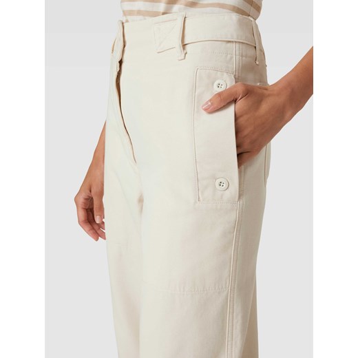 Spodnie materiałowe o kroju regular fit z kieszeniami na nogawkach model 42 Peek&Cloppenburg 