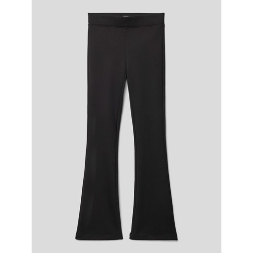 Spodnie materiałowe o kroju flared fit z elastycznym pasem ze sklepu Peek&Cloppenburg  w kategorii Spodnie dziewczęce - zdjęcie 169750997