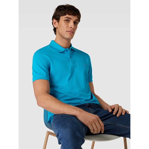 Koszulka polo o kroju slim fit w jednolitym kolorze XL Peek&Cloppenburg 