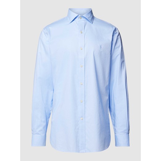 Koszula biznesowa o kroju slim fit z kołnierzykiem typu kent ze sklepu Peek&Cloppenburg  w kategorii Koszule męskie - zdjęcie 169751359