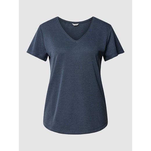 T-shirt z dekoltem w serek model ‘Luvanna’ ze sklepu Peek&Cloppenburg  w kategorii Bluzki damskie - zdjęcie 169751378
