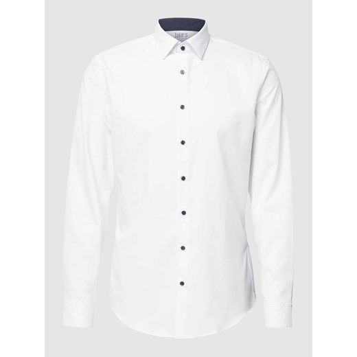 Koszula biznesowa o kroju slim fit z dodatkiem streczu ze sklepu Peek&Cloppenburg  w kategorii Koszule męskie - zdjęcie 169751437
