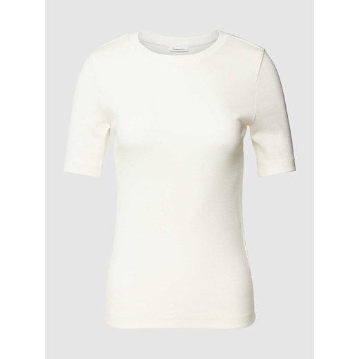 T-shirt z efektem prążkowania ze sklepu Peek&Cloppenburg  w kategorii Bluzki damskie - zdjęcie 169751657